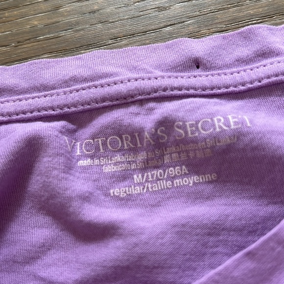 Victoria’s Secret Purple Cotton Pajama Top | M - Picture 5 of 6
